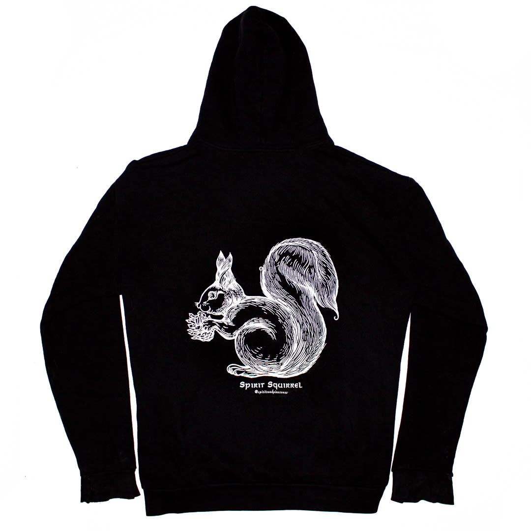 Spirit Squirrel Bamboo Hoodie – Spirit Seeds